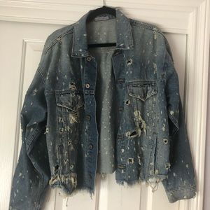 Carmar Distressed Denim Jacket